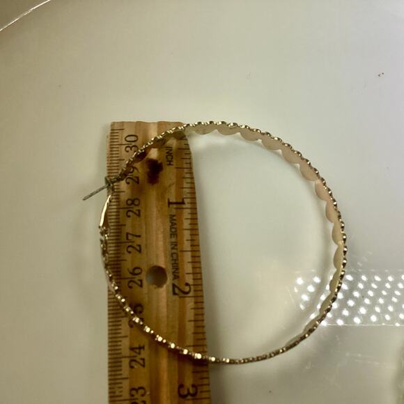 Large Heart Hoops - Picture 7 of 7